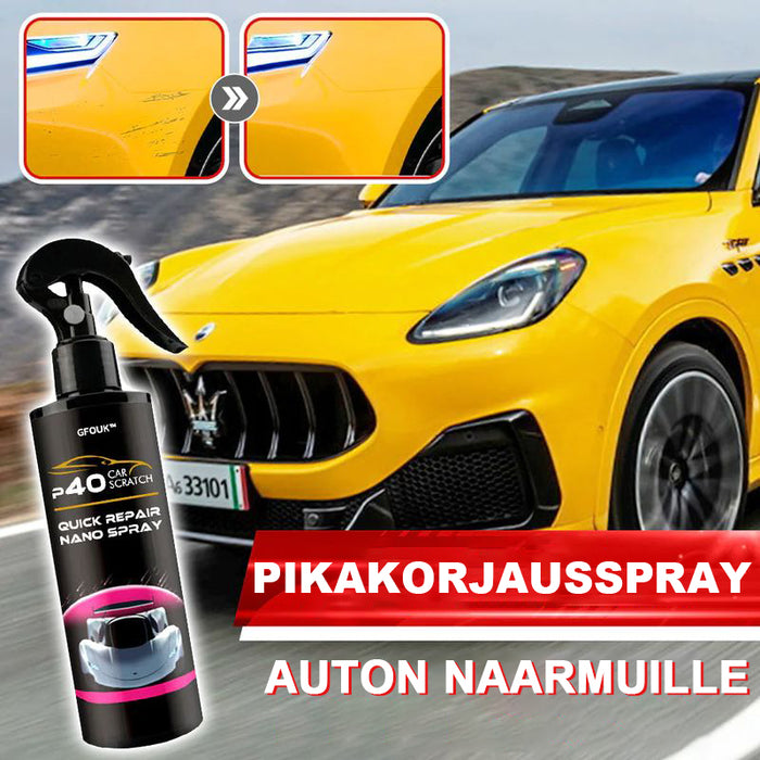 Pikakorjausspray auton naarmuille