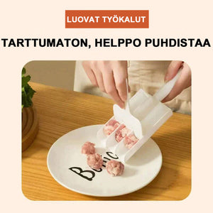 Luova keittiöväline kolme lihapullia maker