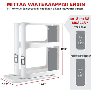 Säilytyshylly ruoalle tai mausteille