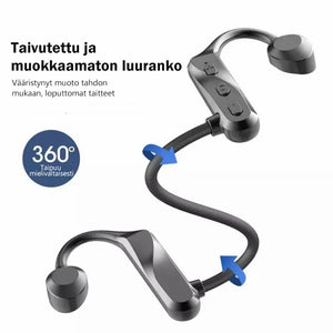 Langattomat bluetooth luuta johtavat kuulokkeet urheilujuoksuun