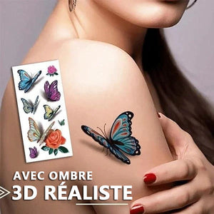 Muodikas 3D tatuointi tarroja 50 KPL