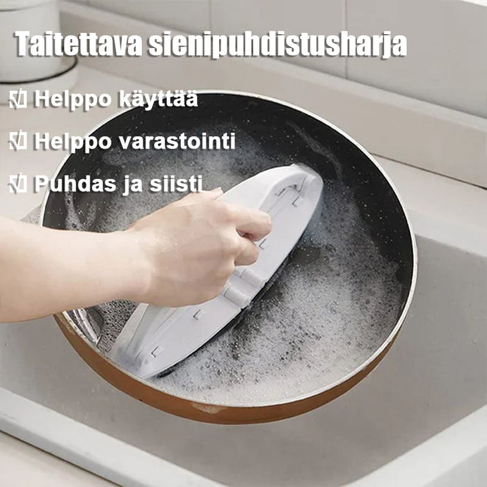 Taittuva sienen puhdistusharja