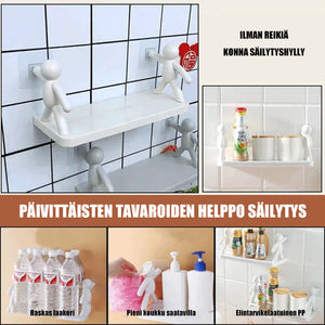 Kylpyhuoneen keittiön säilytysteline