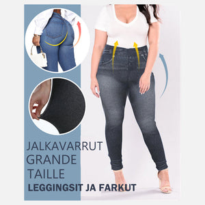 Naisten Stretch farkut Leggingsit