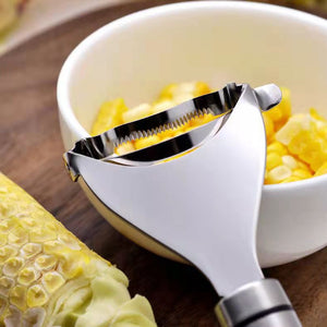 304 Ruostumattomasta teräksestä valmistettu Corn Peeler